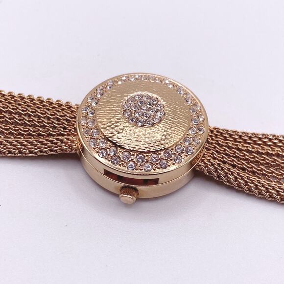 Anne Clain Locket Secret Watch Gold Tone 7 Inches - Picture 6 of 11